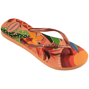 Women's Slim Tropical Flip Flops