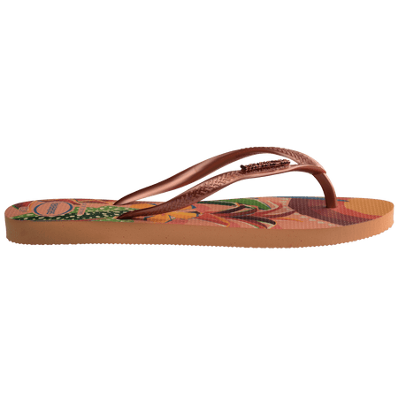 Women's Slim Tropical Flip Flops