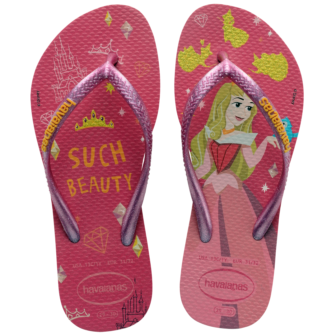 Kids' Disney Princess Slim Flip Flops