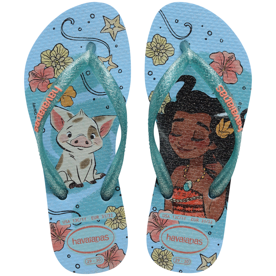 Kids' Disney Princess Slim Flip Flops