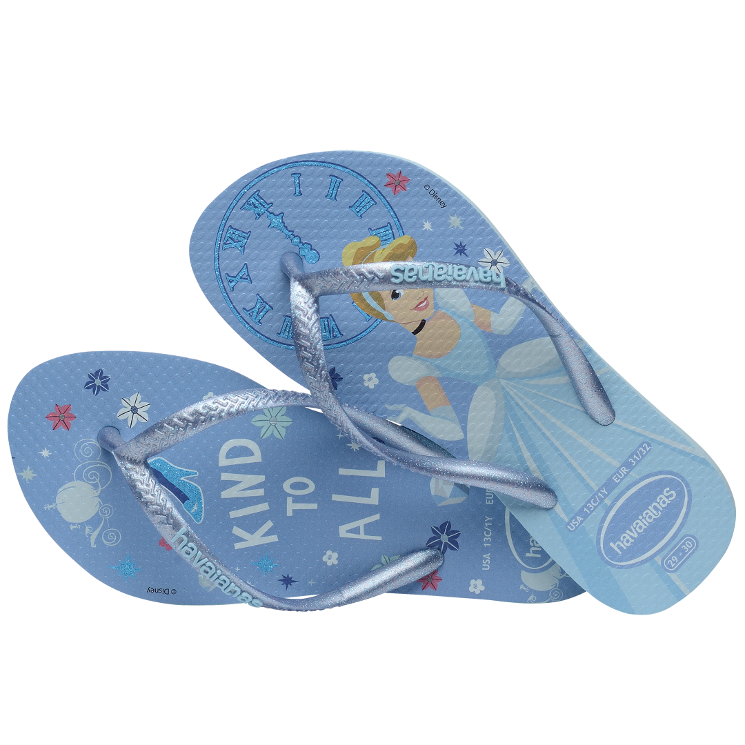 Kids' Disney Princess Slim Flip Flops