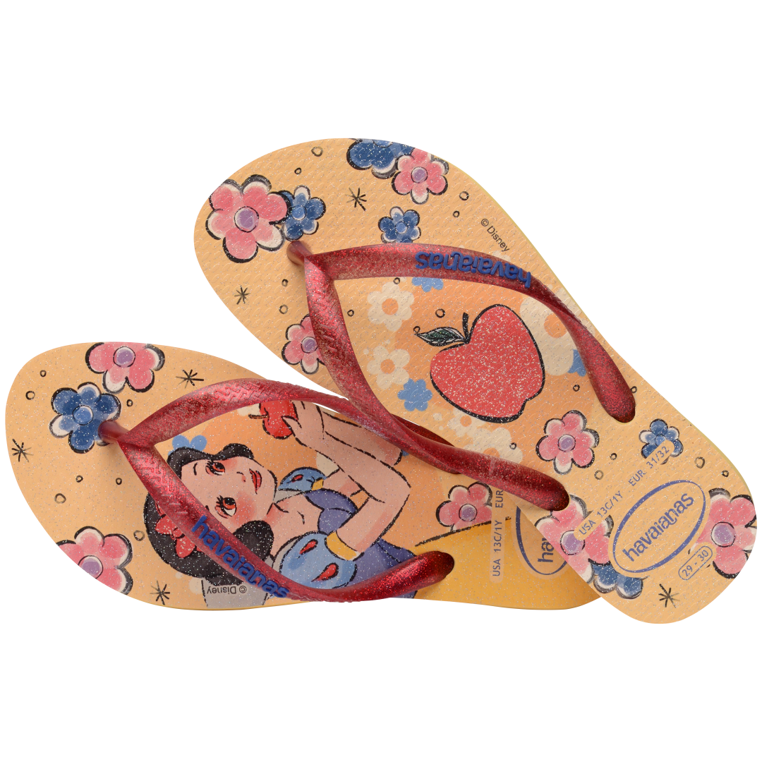 Kids' Disney Princess Slim Flip Flops