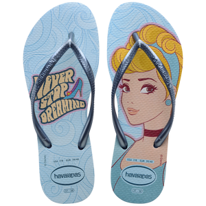 Women's Disney Princess Cinderella Slim Flip Flops