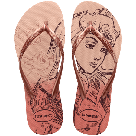 Women's Disney Princess Slim Flip Flops