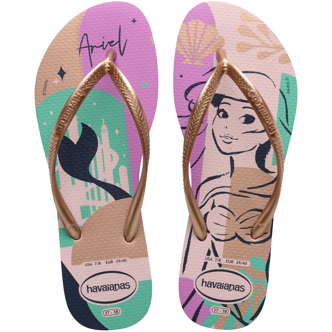 Women's Disney Princess Slim Flip Flops