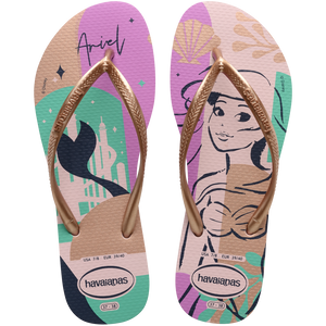 Women's Disney Princess Slim Flip Flops