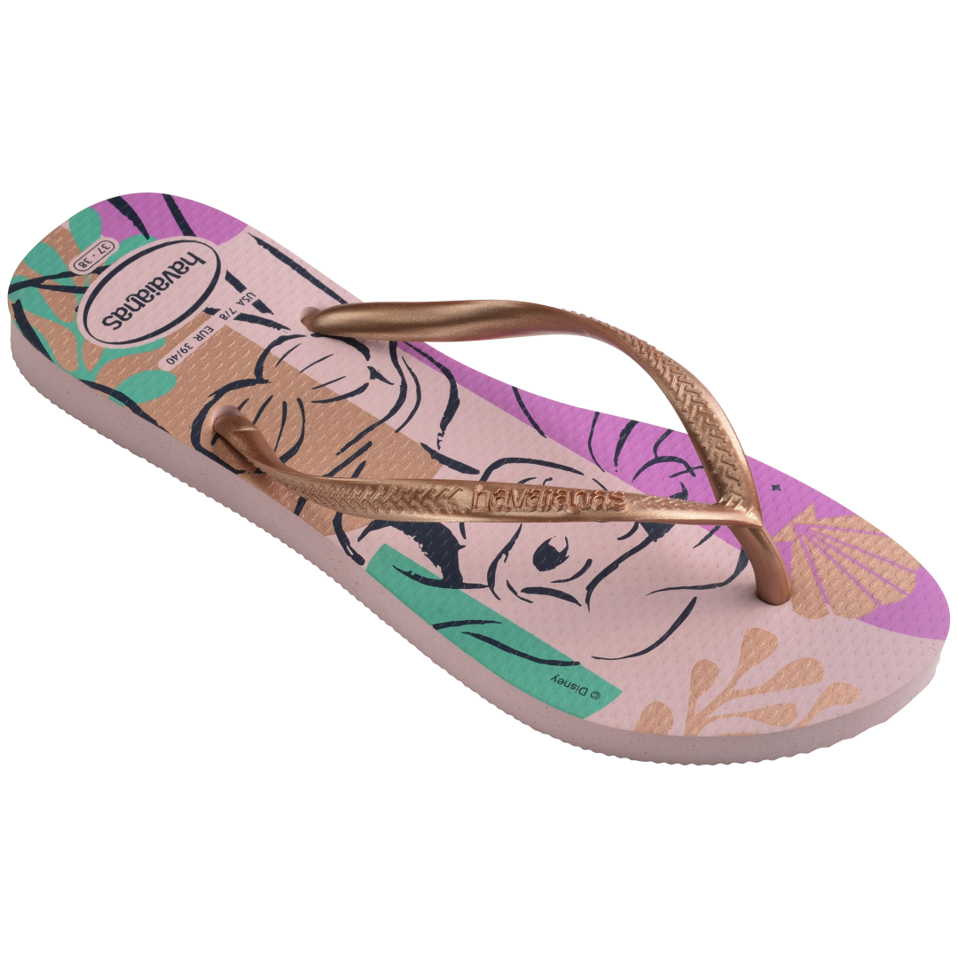 Women's Disney Princess Slim Flip Flops