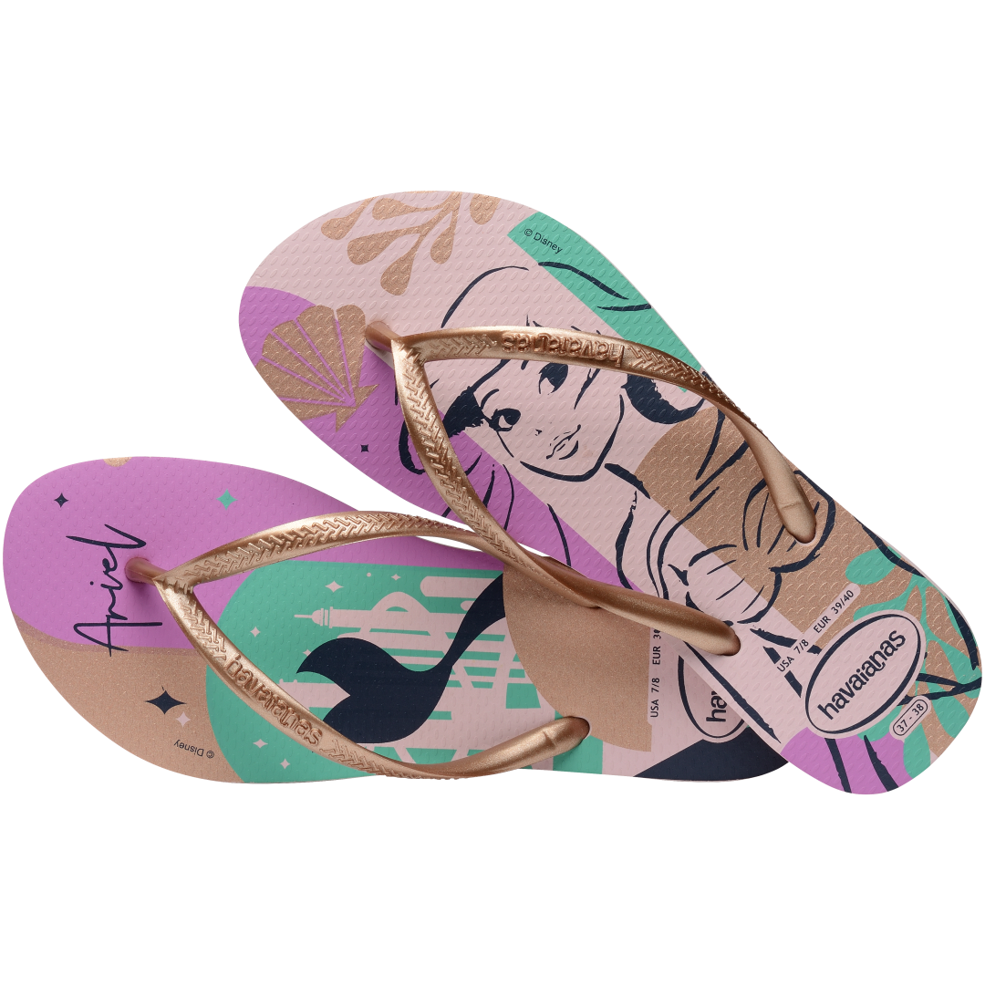 Women's Disney Princess Slim Flip Flops