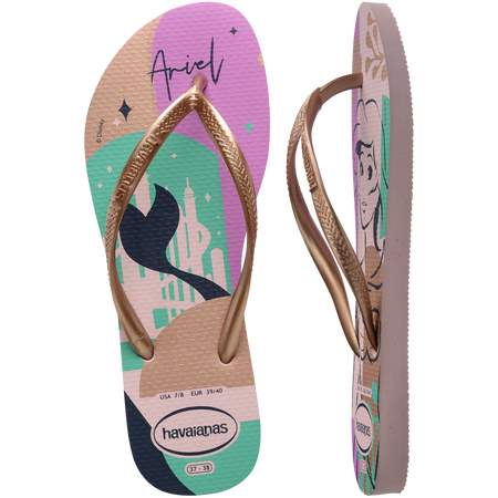 Women's Disney Princess Slim Flip Flops