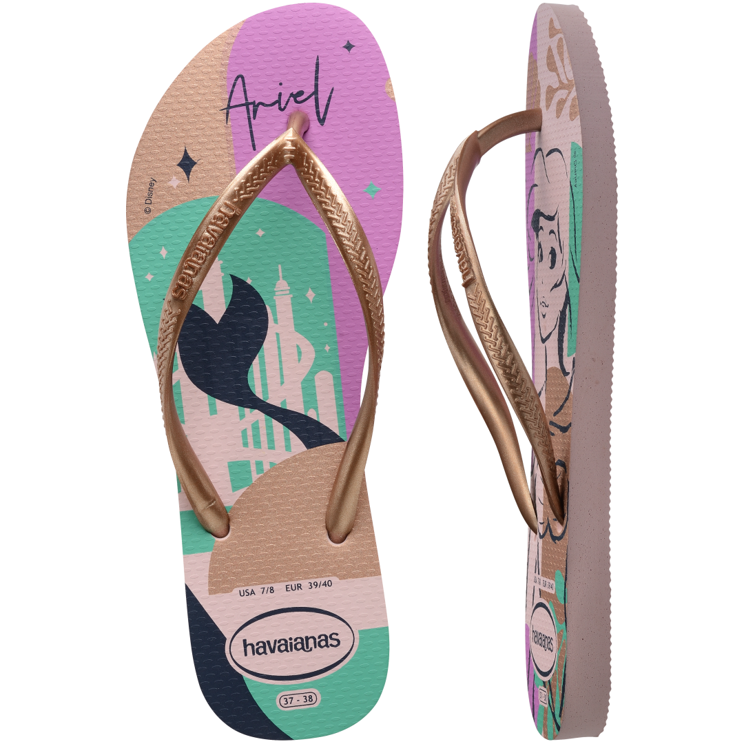 Women's Disney Princess Slim Flip Flops