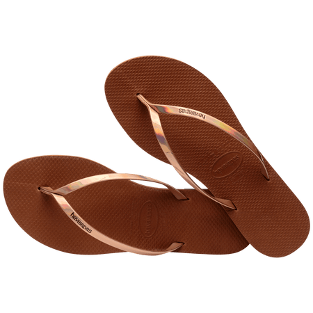 Women's You Metallic Flip Flops