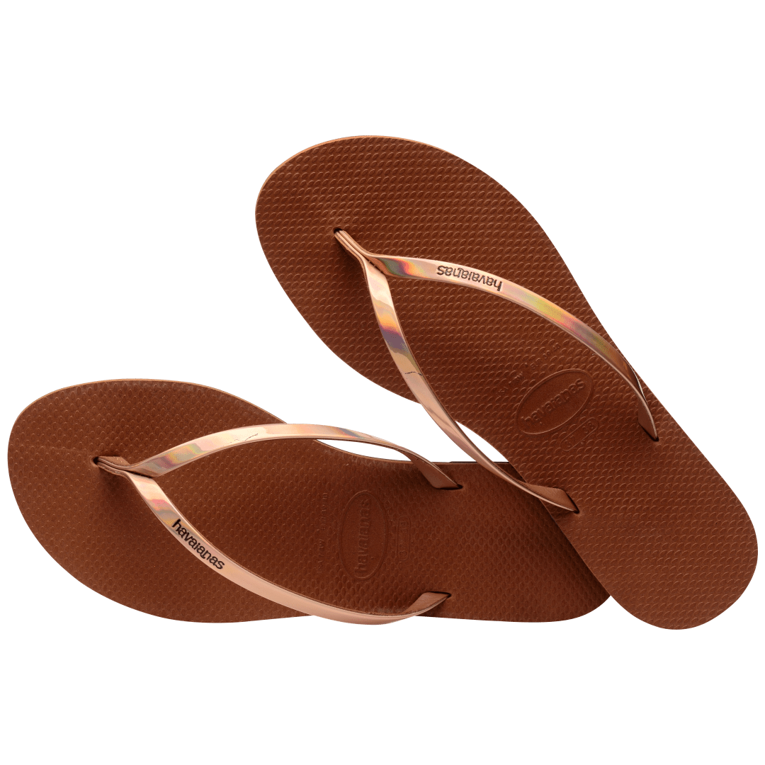 Women's You Metallic Flip Flops