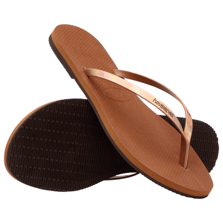 Women's You Metallic Flip Flops