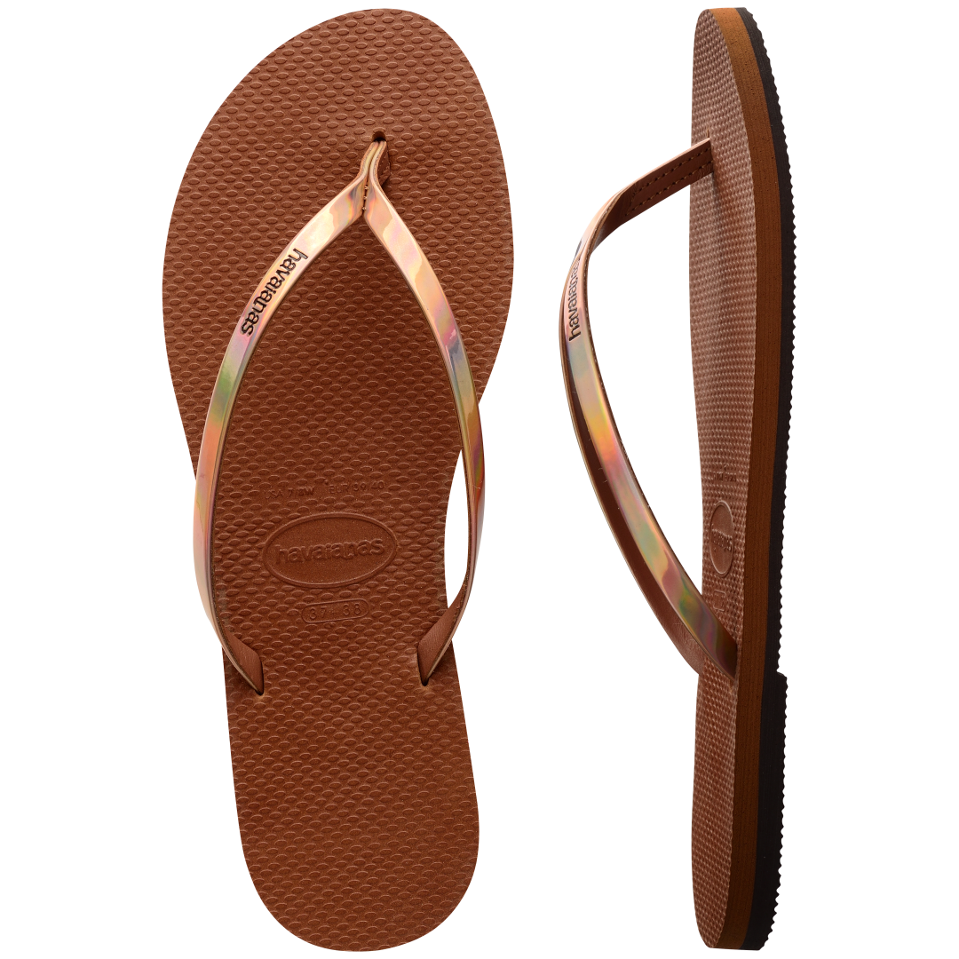 Women's You Metallic Flip Flops