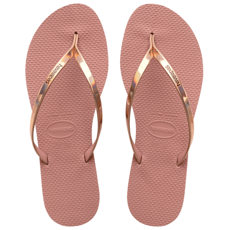 Women's You Metallic Flip Flops