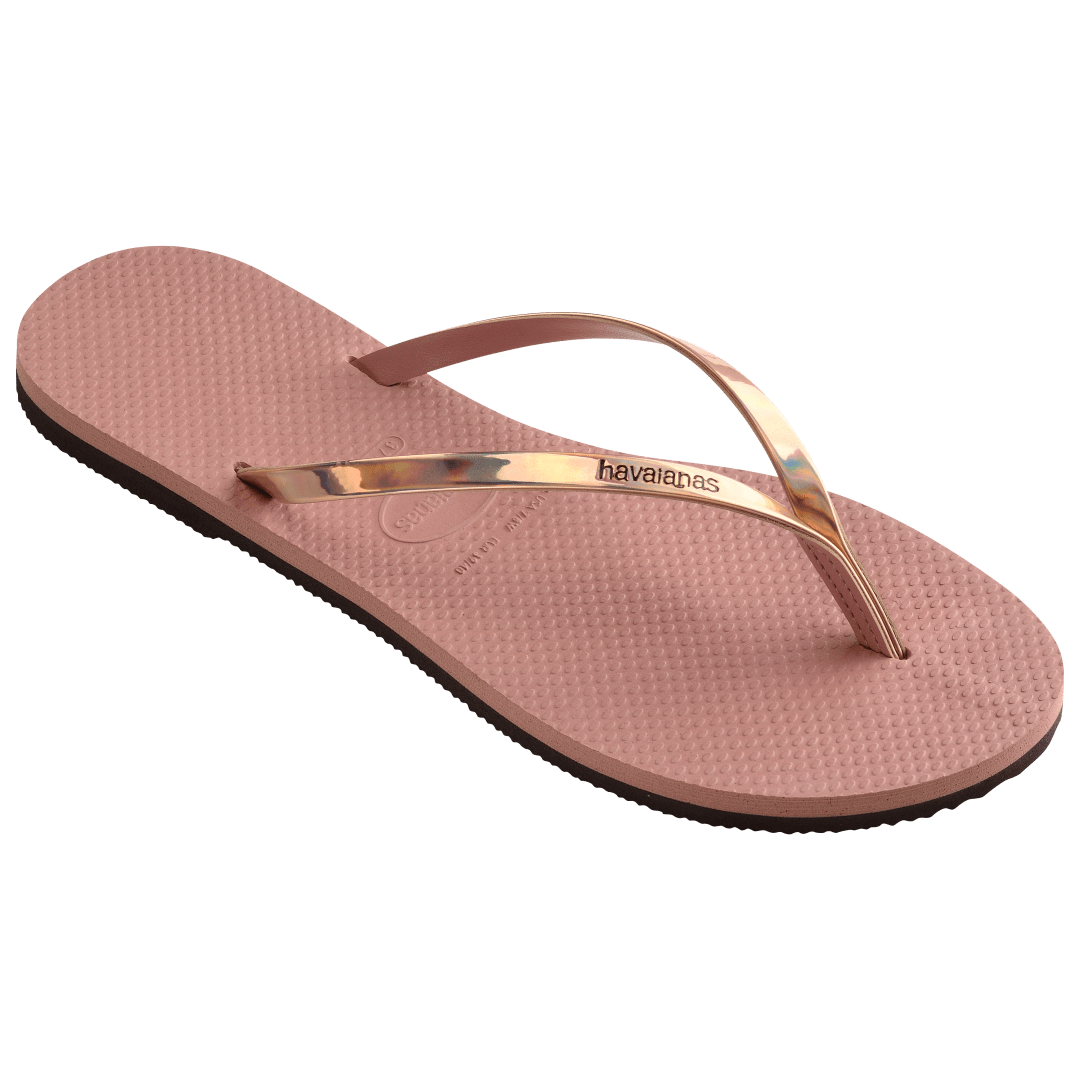 Women's You Metallic Flip Flops