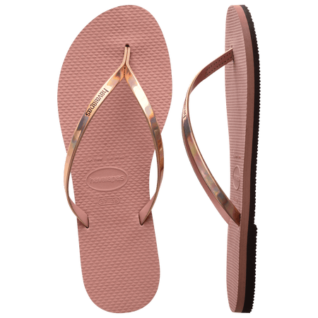 Women's You Metallic Flip Flops