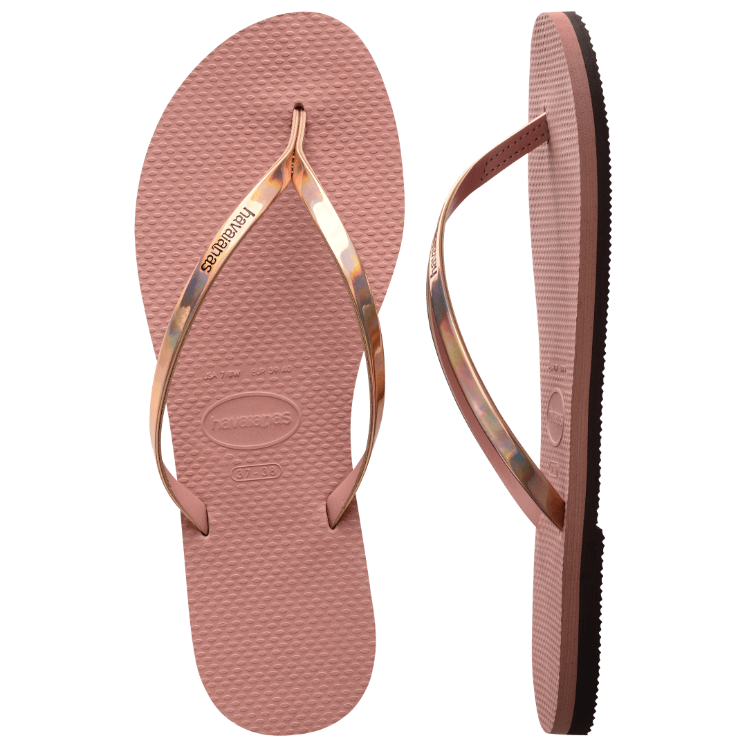 Women's You Metallic Flip Flops