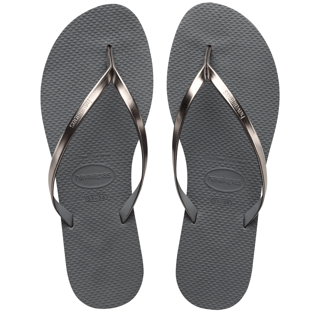 Women's You Metallic Flip Flops