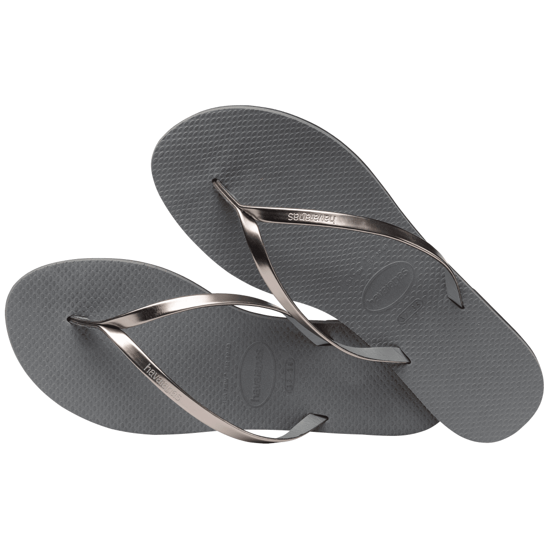 Women's You Metallic Flip Flops