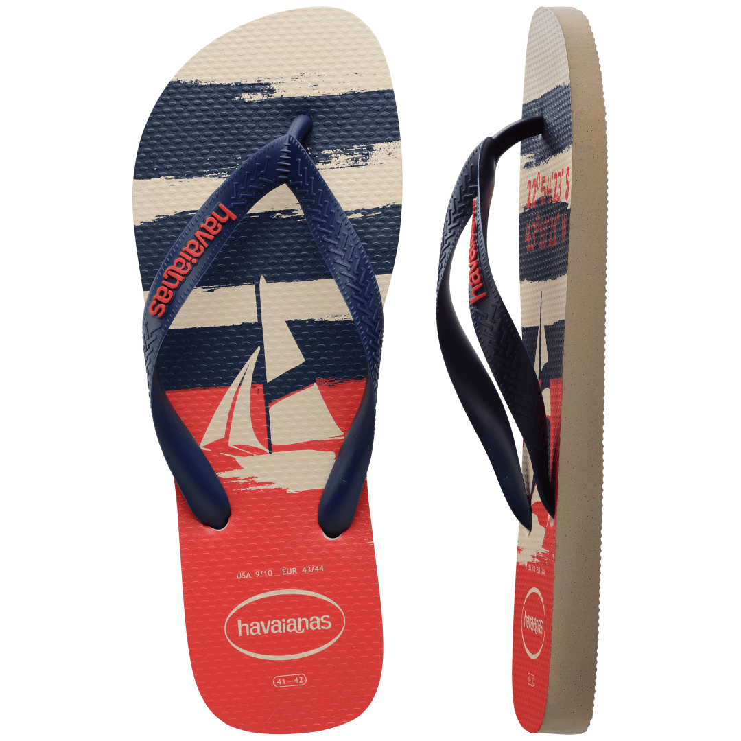 Men's Top Nautical Flip Flops