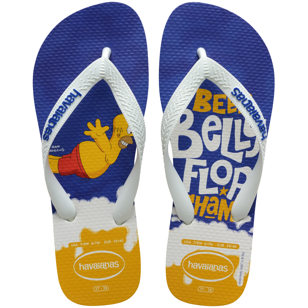 Men's Simpsons Top Flip Flops