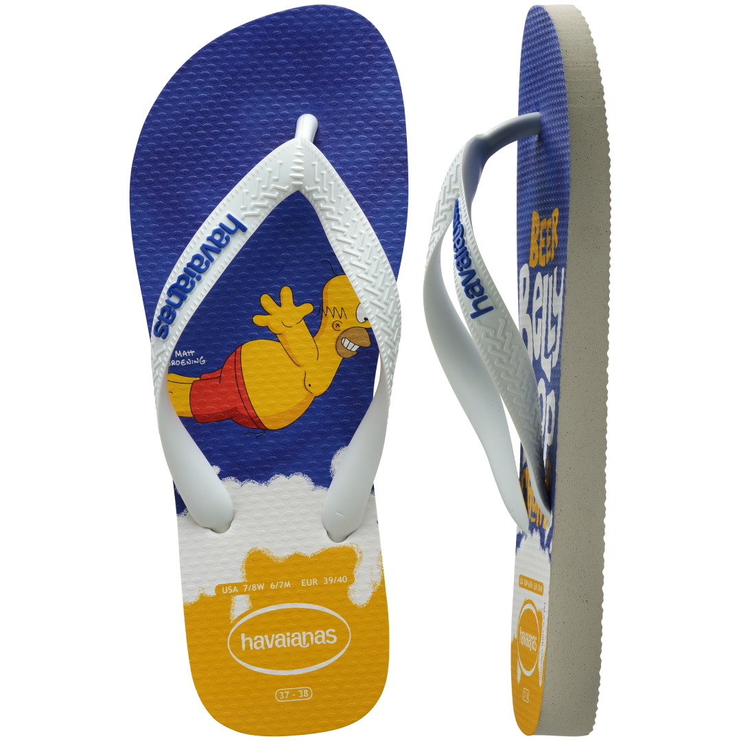 Men's Simpsons Top Flip Flops