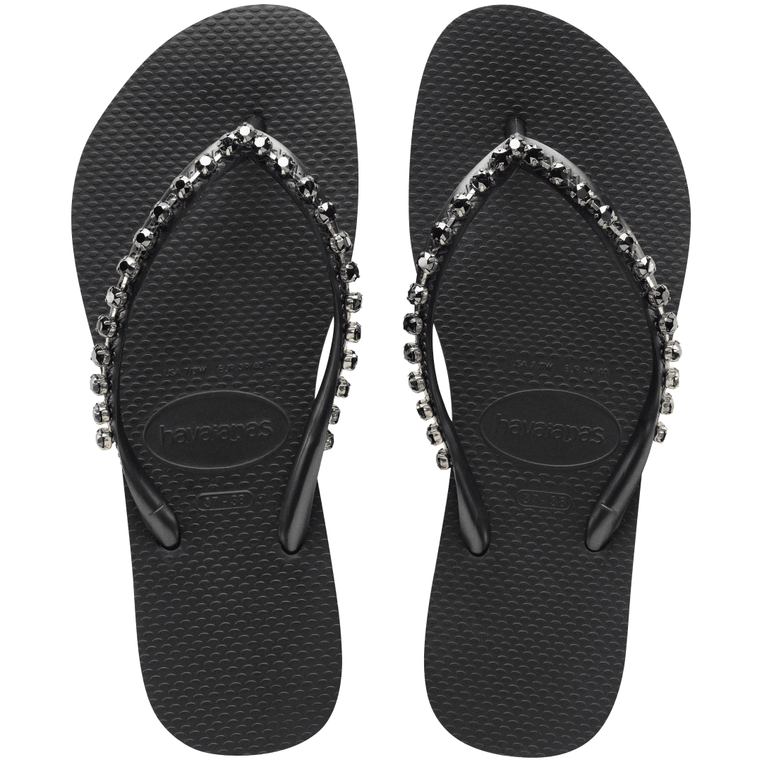 Women's Slim Rock Mesh Luxury Flip Flops