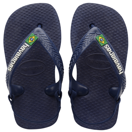 Baby Brazil Logo Flip Flop Sandals