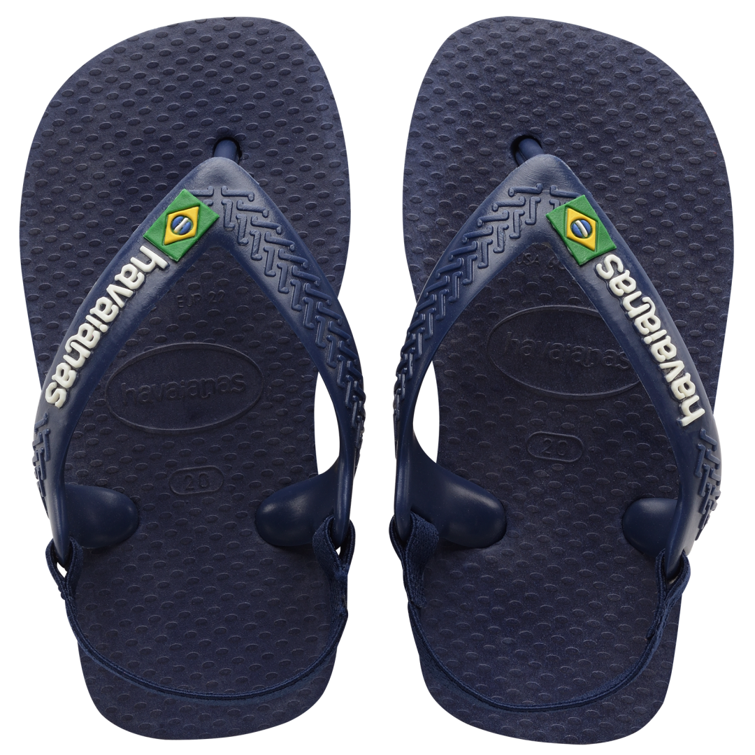 Baby Brazil Logo Flip Flop Sandals