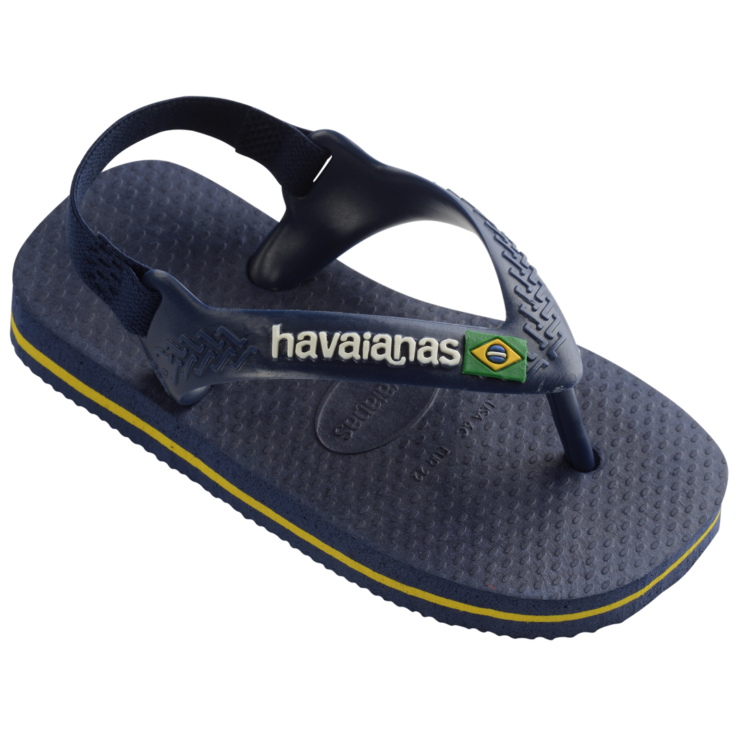 Baby Brazil Logo Flip Flop Sandals