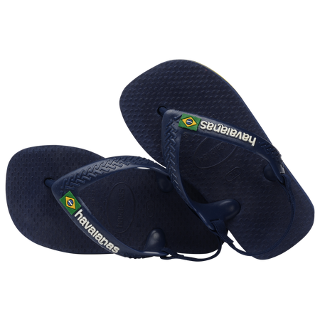 Baby Brazil Logo Flip Flop Sandals