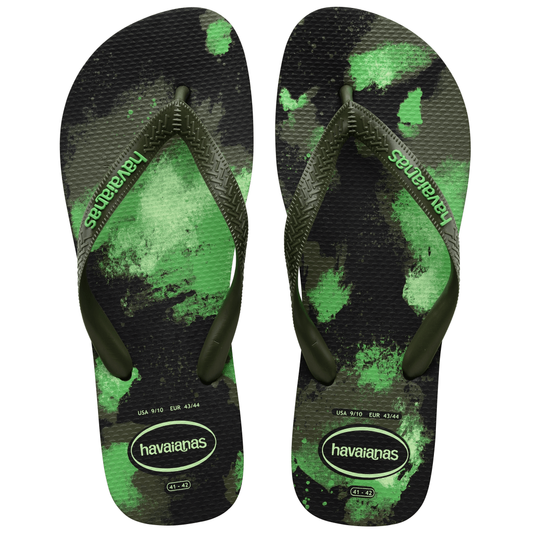 Men's Top Camo Flip Flops