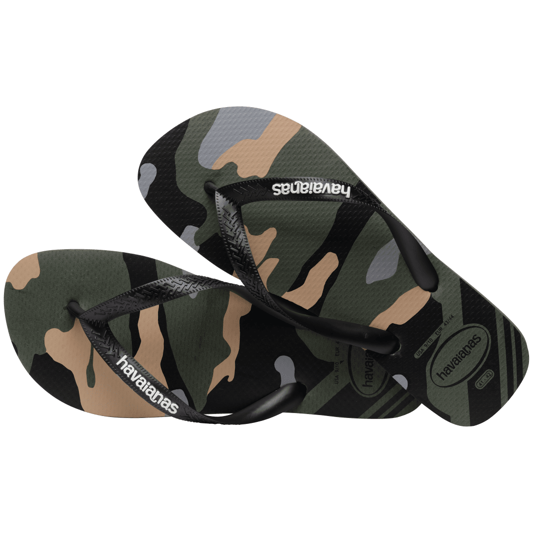 Men's Top Camo Flip Flops