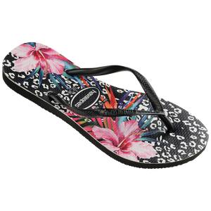 Kids' Slim Animal Print Flip Flops