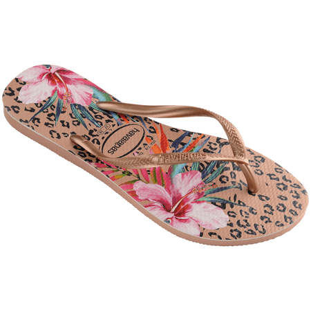 Women's Slim Animal Print Flip Flops