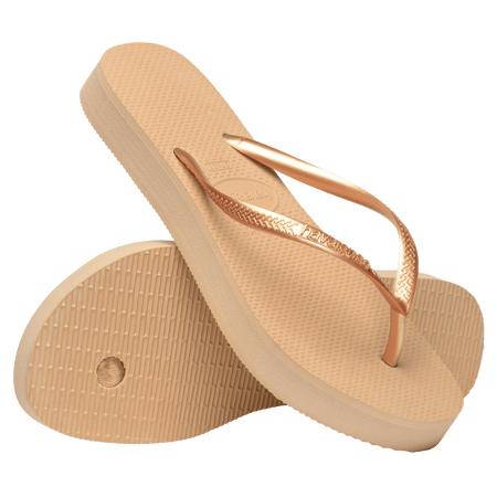 Women's Slim Flatform Flip Flops