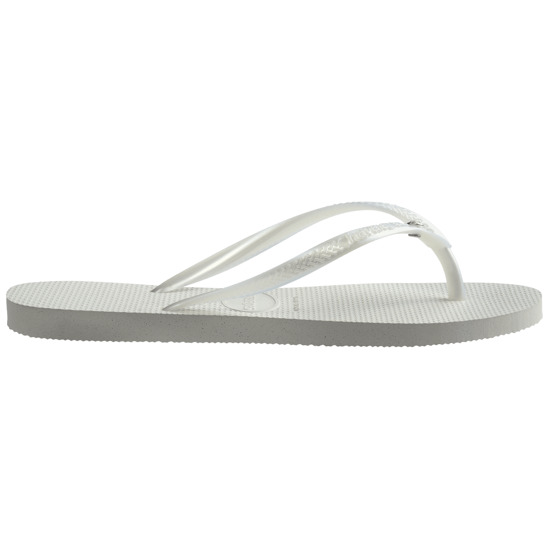 Women's Slim Crystal Flip Flops