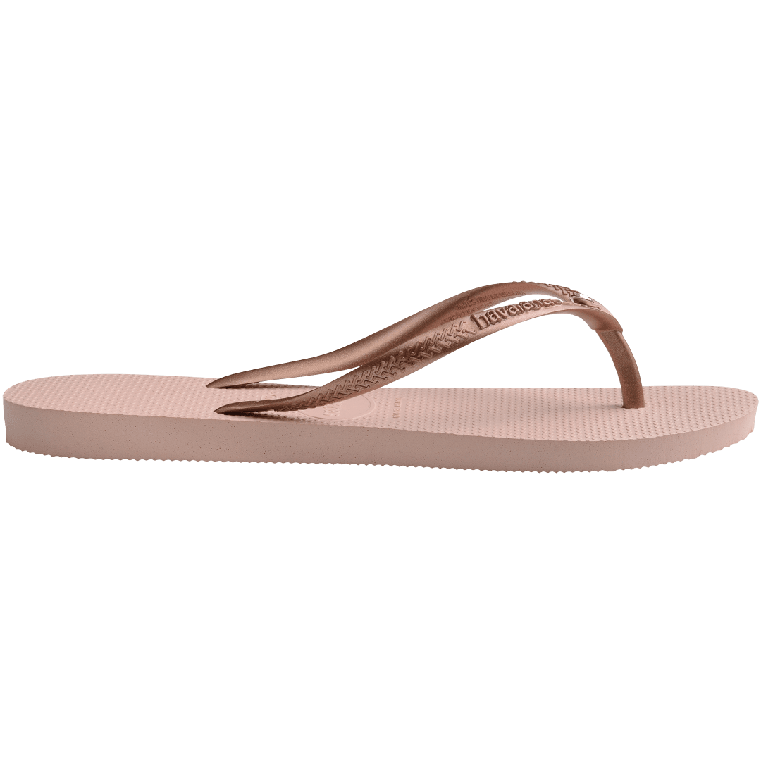 Women's Slim Crystal Flip Flops