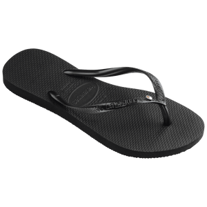 Women's Slim Crystal Flip Flops