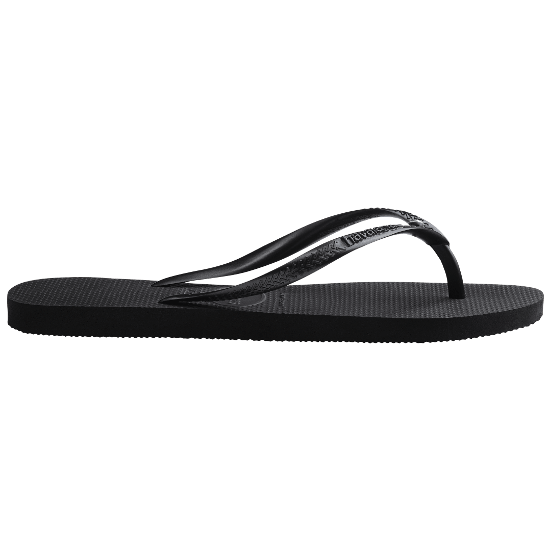 Women's Slim Crystal Flip Flops