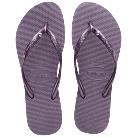 Kids' Slim Crystal Flip Flops