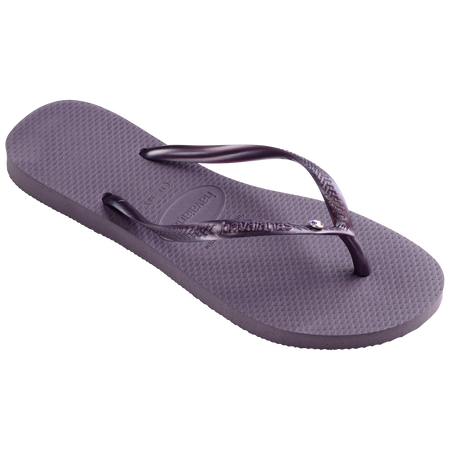 Kids' Slim Crystal Flip Flops