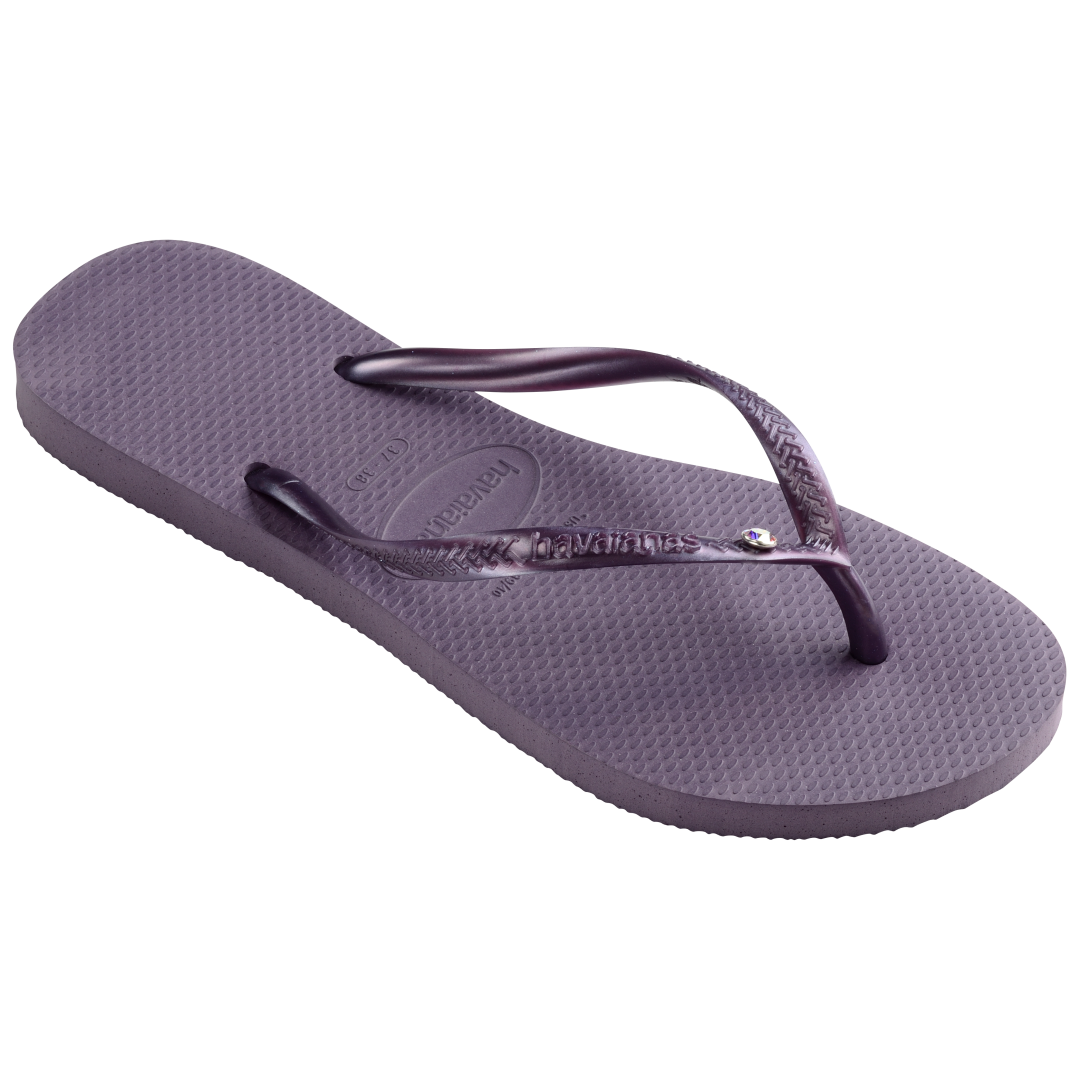 Kids' Slim Crystal Flip Flops