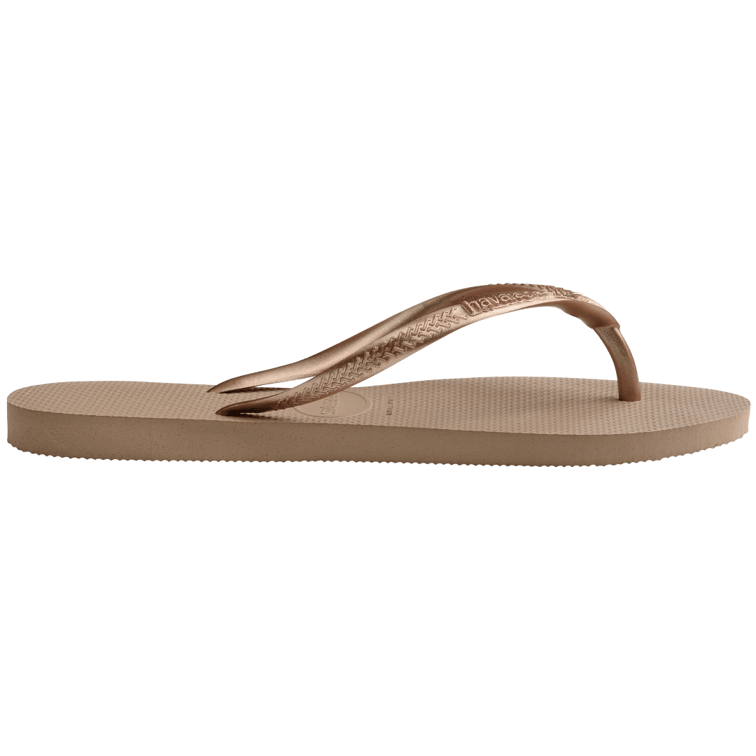 Women's Slim Crystal Flip Flops