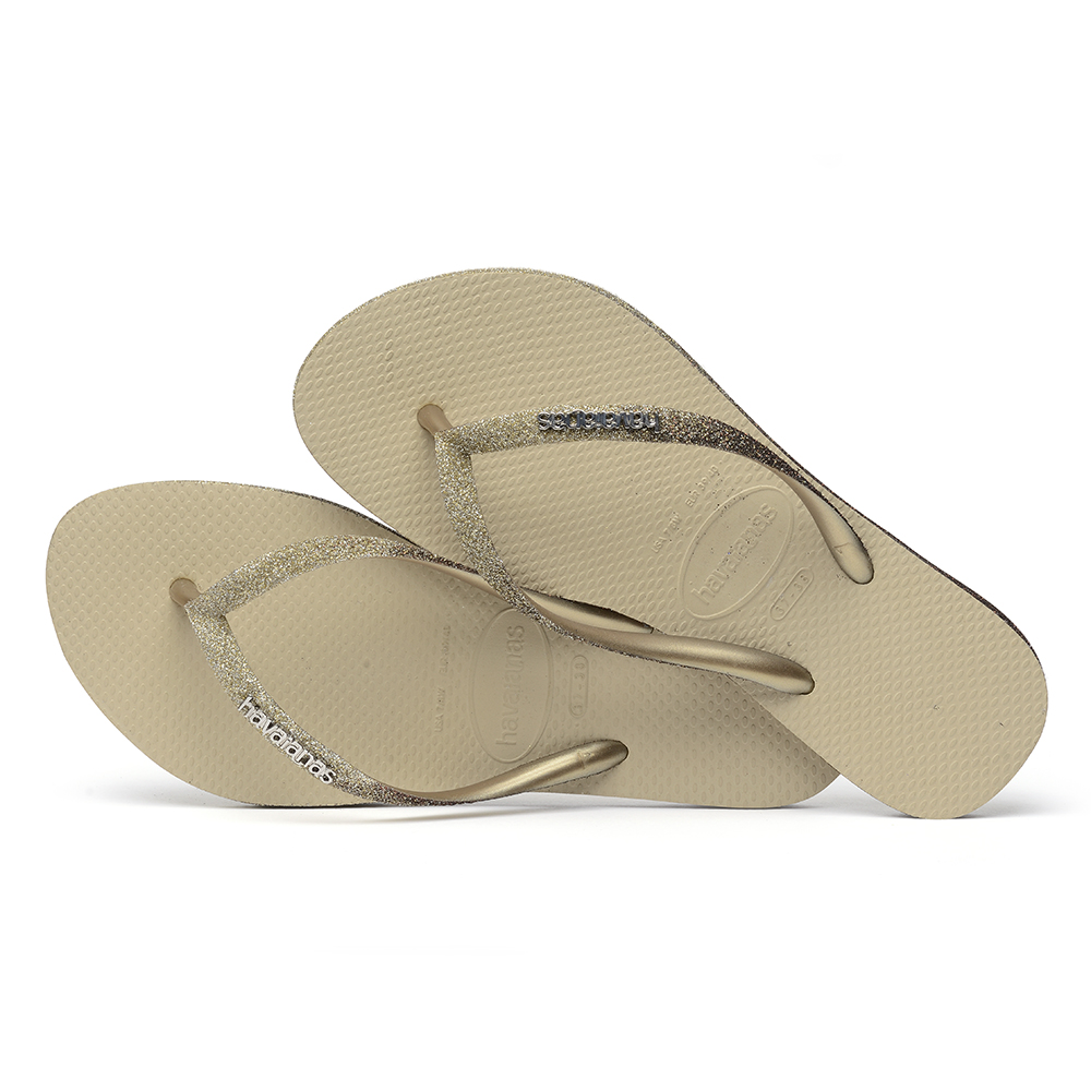 Women's Slim Sparkle Flip Flops