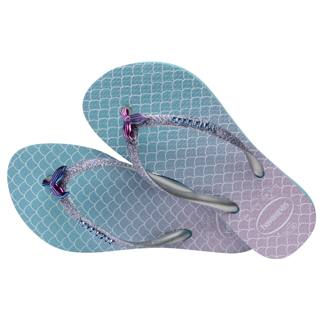 Kids' Slim Glitter Flip Flops