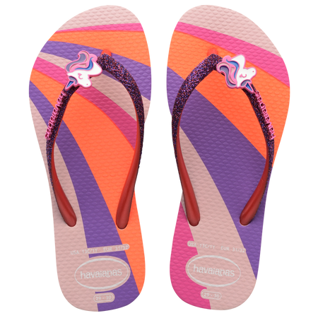 Kids' Slim Glitter Flip Flops