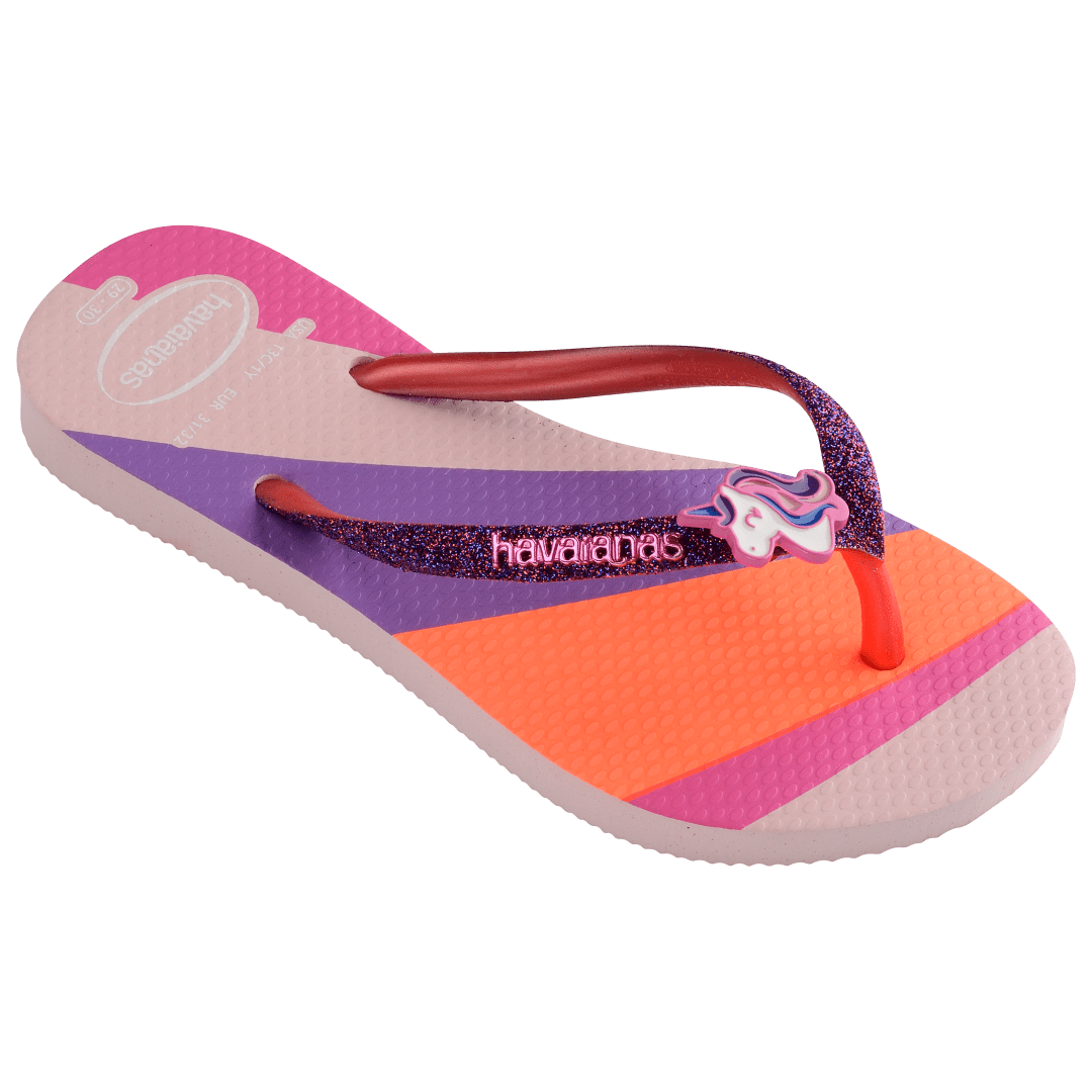 Kids' Slim Glitter Flip Flops