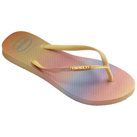 Women's Slim Gradient Sunset Flip Flops